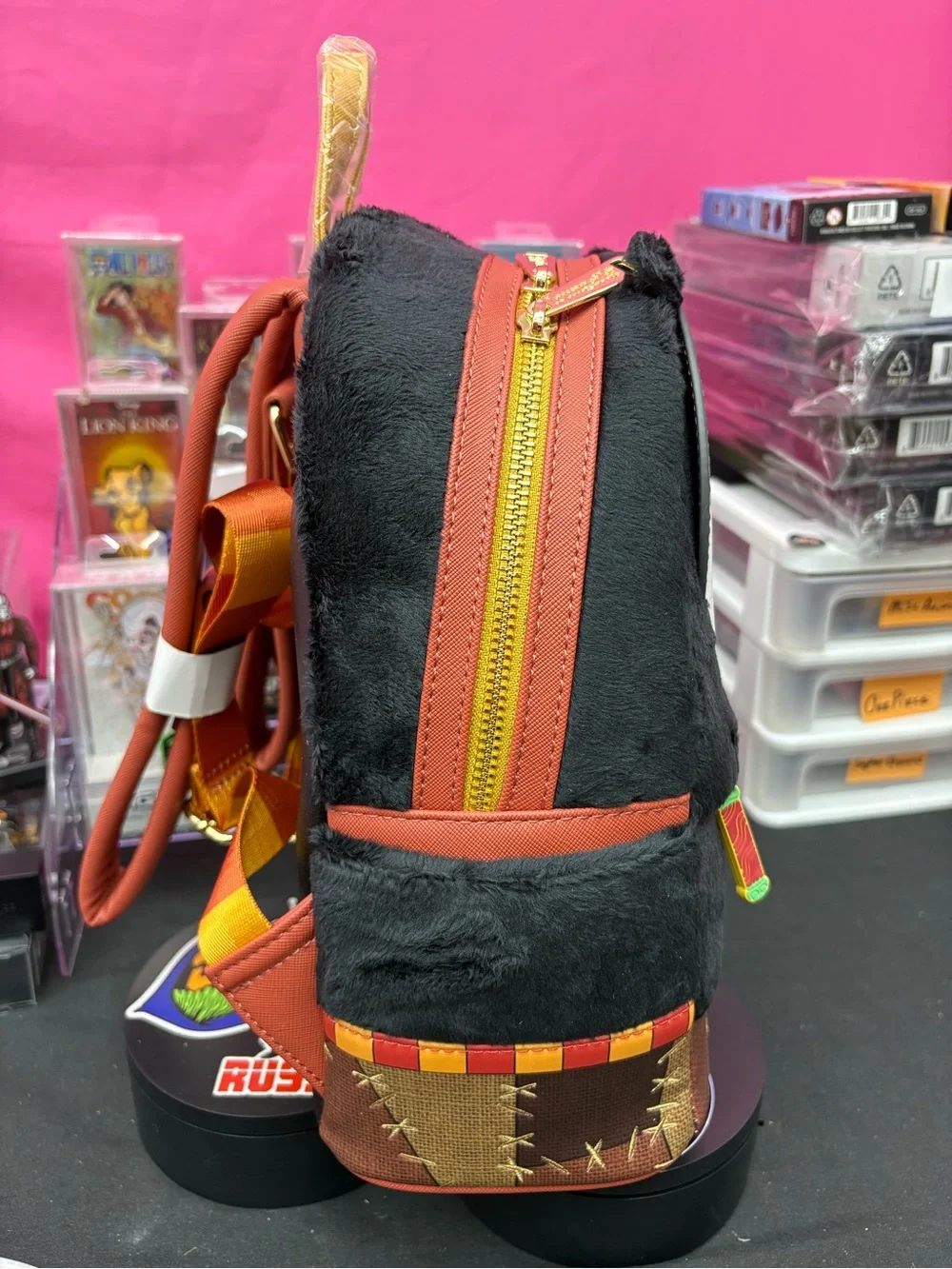 Loungefly Kung Fu Panda Plush Po Cosplay Mini Backpack